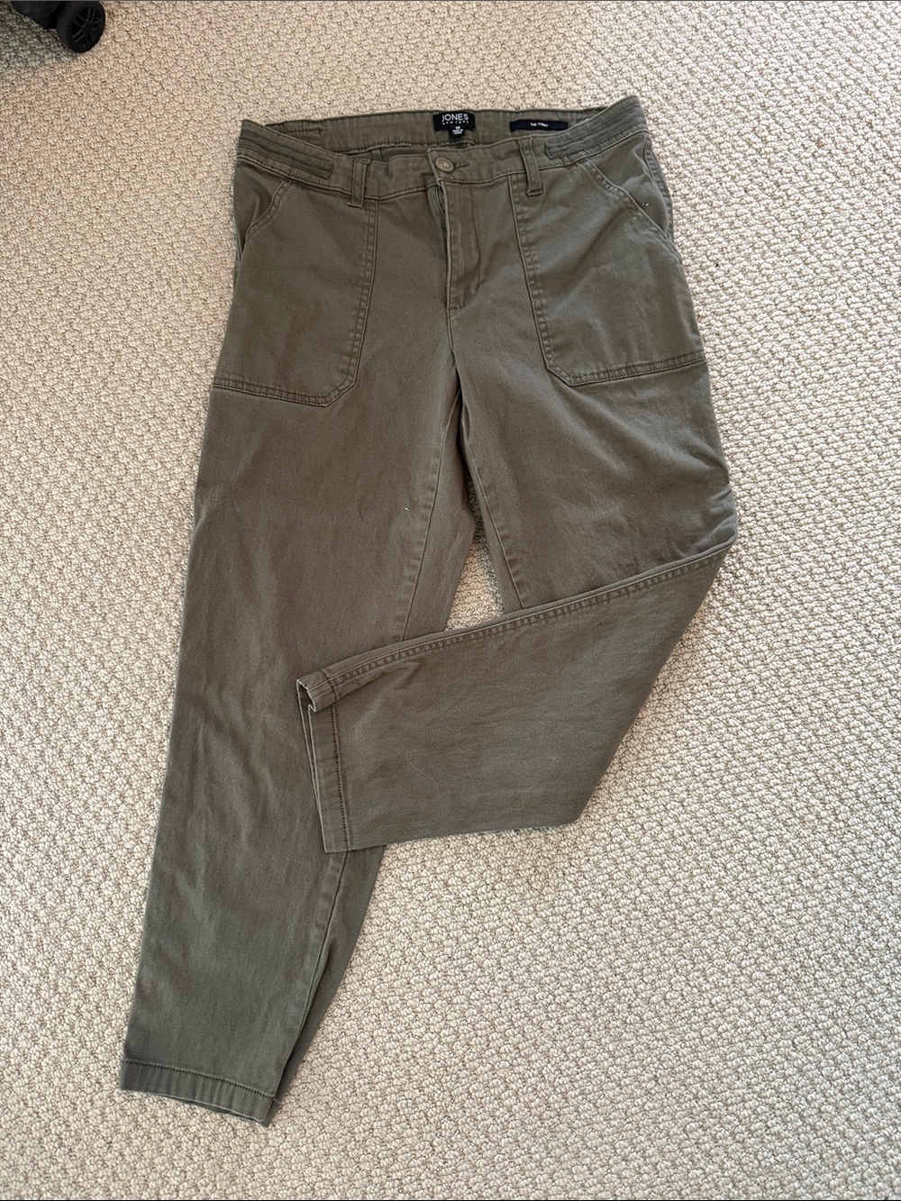 Jones New York Olive Utility Cargo Pants